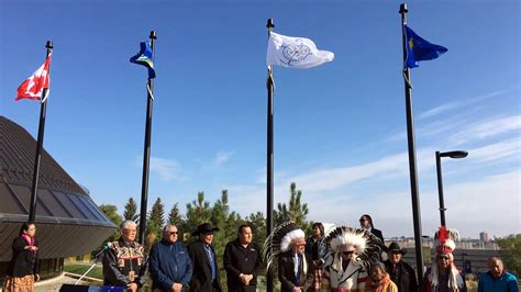 Blackfoot Confederacy flag raised at University of Lethbridge ...