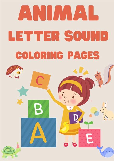 Animal Letter Sound Coloring Pages | Letter sounds, Animal letters, Lettering