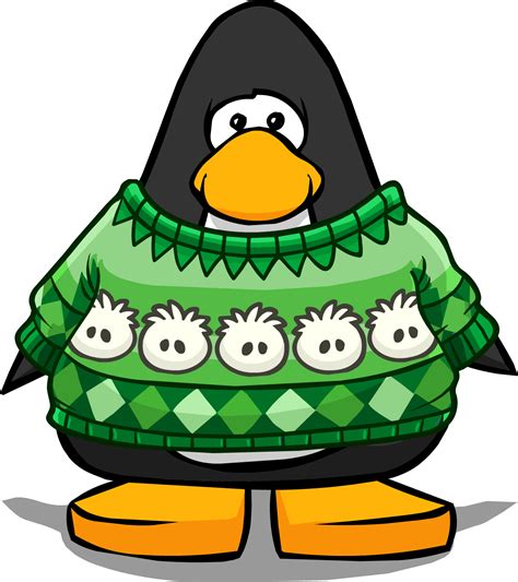 Download Holiday Puffle Story On A Player Card - Club Penguin Blue Tux - Full Size PNG Image ...