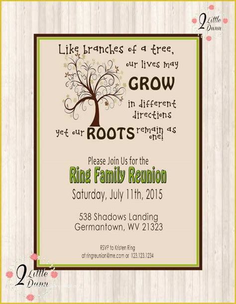 Free Printable Save the Date Family Reunion Templates Of 35 Family Reunion Invitation Templates ...