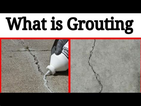 What is grouting ! Grounting in building Construction - YouTube