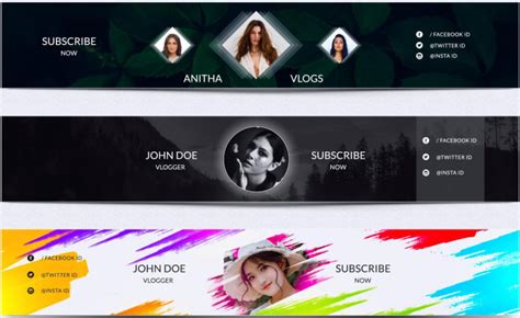 Design stylish youtube cover art by Ws_graphic | Fiverr