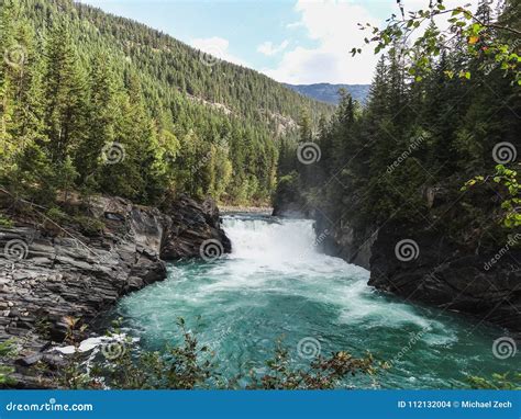 River in a Canyon Banff Natural Park Canada Stock Photo - Image of park ...