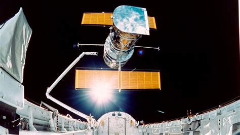 On this day in history, April 25, 1990, Hubble Space Telescope placed in orbit by Space Shuttle ...