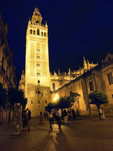 Seville, cathedral by night