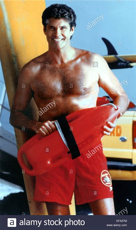 DAVID HASSELHOFF BAYWATCH (1989 Stock Photo, Royalty Free Image ...