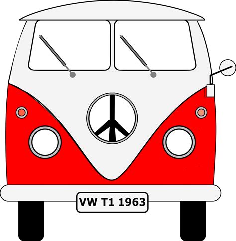 Extended Volkswagen Camper Van Clipart transparent PNG - StickPNG - Clip Art Library