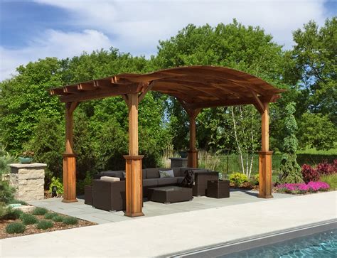 Backyard Pavilion Kits: Custom Redwood Pavilion for Sale