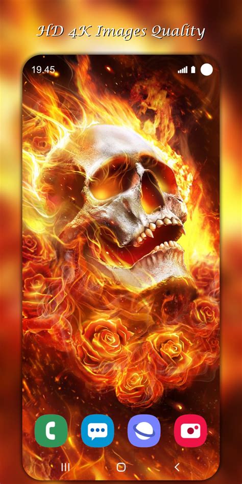 Scary Skull Wallpaper 4K voor Android - Download