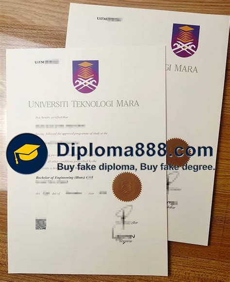 Order Universiti Teknologi MARA Bilingual Certificate Online