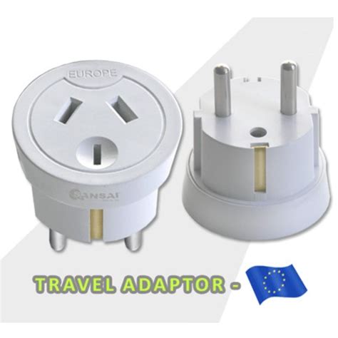 Travel Adapter Power Socket to Plug Australia AU To Europe Bali Tahiti Noumea | eBay