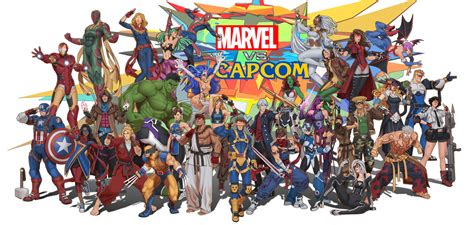 Marvel VS Capcom Fanart by Anthony Amorose : r/ImaginaryMarvel