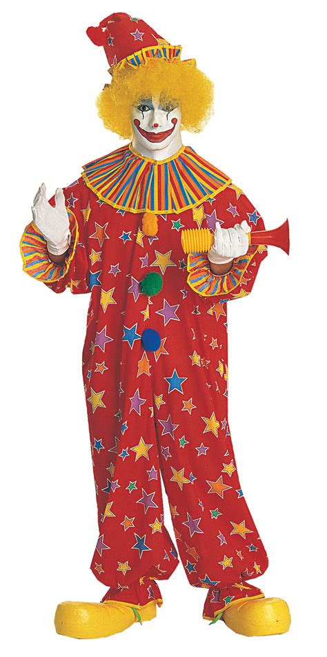 Adult Colorful Clown Costume - CostumePub.com