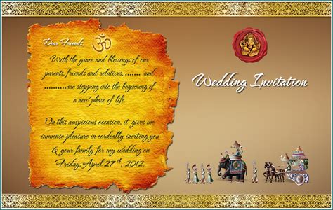 Animated Wedding Invitation Video Templates Free Download : Wedding Card Invitation Template ...