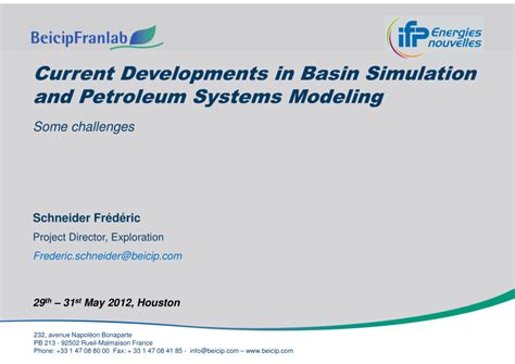 (PDF) Current Developments in Basin Simulation and Petroleum System ...