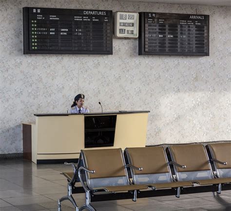 The inside of an North Korea airport : r/mildlyinteresting