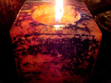 candle - molten metal | this candle is actually multicolored… | Flickr