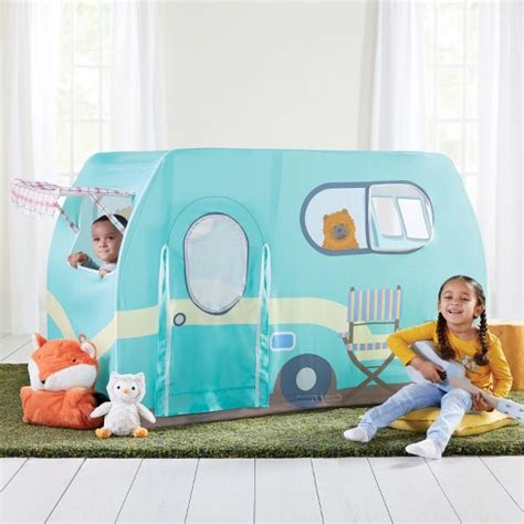 Martha Stewart Kids' Camper Play Tent: Boys And Girls Large Folding Playhouse For Playroom ...