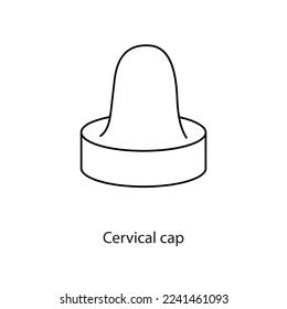 Method Contraception Cervical Cap Line Icon Stock Vector (Royalty Free) 2241461093 | Shutterstock