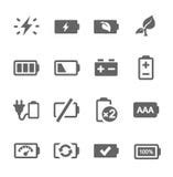 Battery Icons Set Stock Photo - Image: 34490680