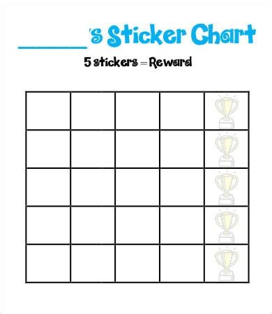 Sticker Chart Template - 11 Free PDF Documents Download | Free ...