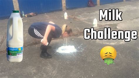 Milk Challenge(Warning Contains Vomiting!!) - YouTube