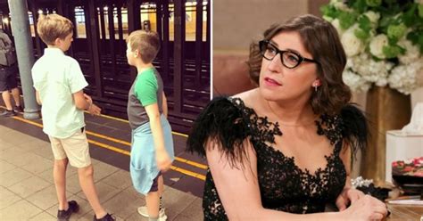 The Big Bang Theory's Mayim Bialik's sons don't know she's famous ...