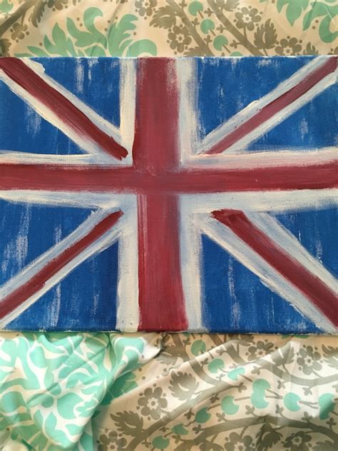 Acrylic Painting 'British Flag'