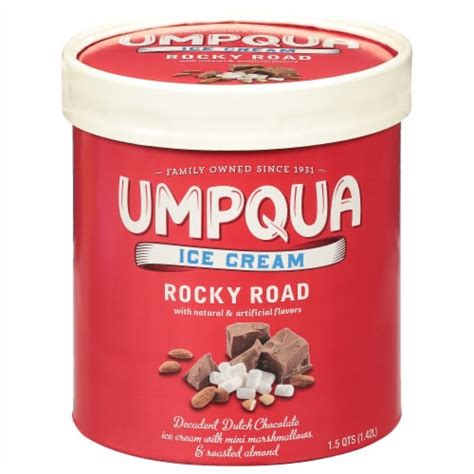 Umpqua Rocky Road Ice Cream Tub, 56 oz - Ralphs