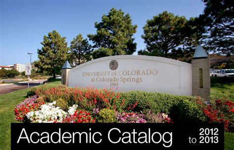 University of Colorado Colorado Springs - Acalog ACMS™