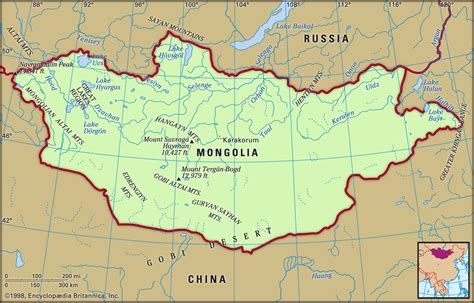 Mongolian Plateau Map