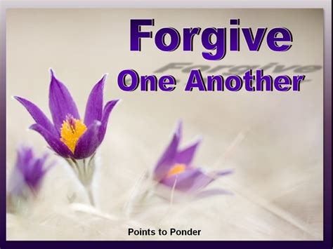 Forgive One Another - A PowerPoint about Forgiveness - Tommy's Window