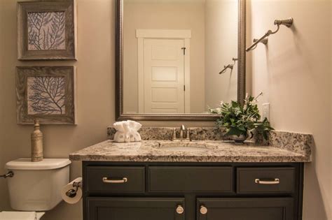 Blue Flower Granite Bathroom Countertops - Traditional - Bathroom ...