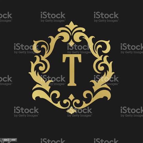 Luxury Monogram Logo Template Vector Object For Logotype Stock Illustration - Download Image Now ...