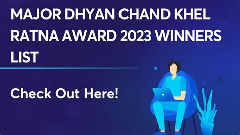 Major Dhyan Chand Khel Ratna Award 2023 Winner List (Updated)