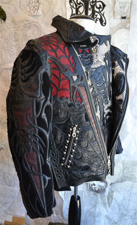 It's Tough all over, by Logan Riese Leather Men's Leather Jacket, Biker ...