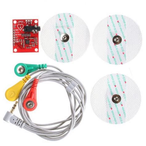 Heart Rate Monitor Kit With AD8232 ECG Sensor Module