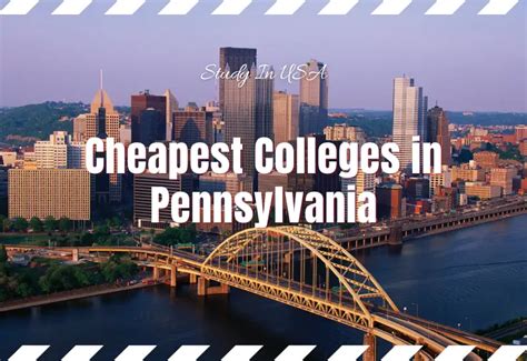 Cheapest Colleges in Pennsylvania