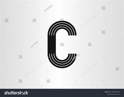 C Letter Logo C Minimalist Logo Stock Vector (Royalty Free) 2093310742 ...