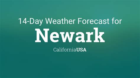 Newark, California, USA 14 day weather forecast