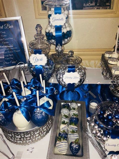 Royal Blue And Silver Party Decoration Ideas - mi-mundo-imaginario ...