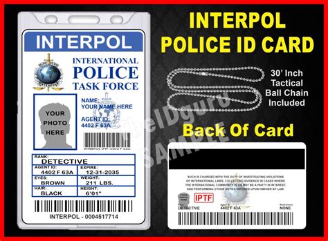 Police Id Cards Templates