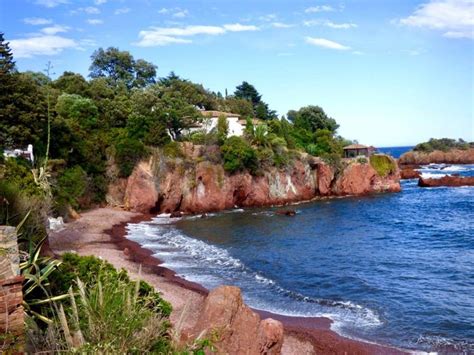 The hidden beaches of Saint Raphael, with red sand ️, French Riviera ...