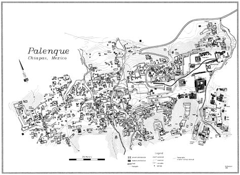 Palenque Map | Mayan Architecture