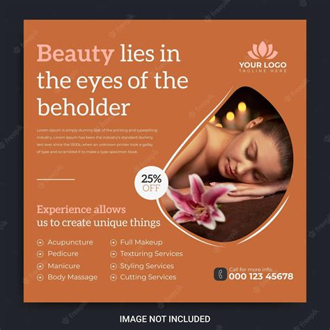 Premium Vector | Beauty spa treatments and wellness salon design for social media instagram or ...
