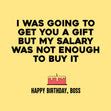 Funny Happy Birthday Boss Card | Boomf