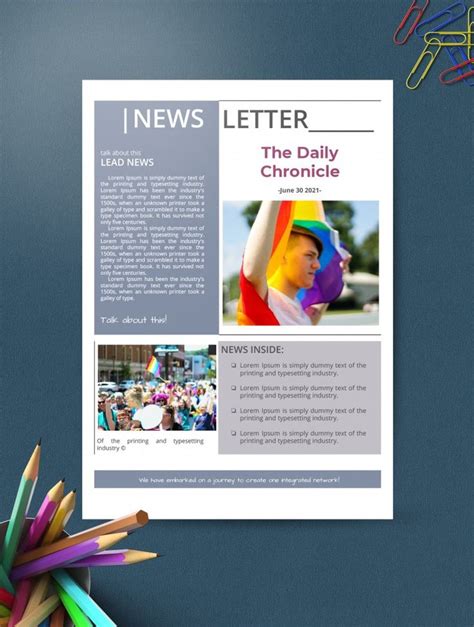 Google Drive Newsletter Template