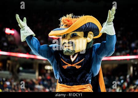 The Virginia Cavaliers mascot during the NCAA Basketball game between ...