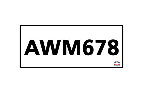 Lto Motorcycle Plate Number Format | Reviewmotors.co