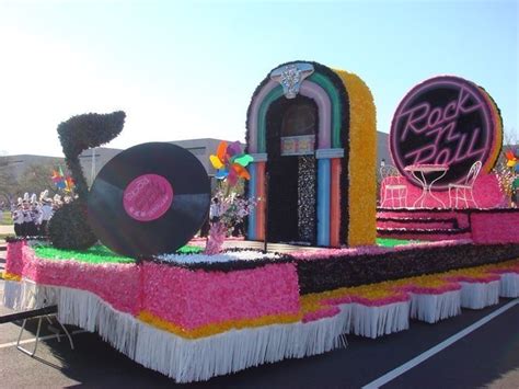 Rock 'n' Roll neon '80s fringe parade float idea theme in 2020 | Homecoming floats, Parade float ...